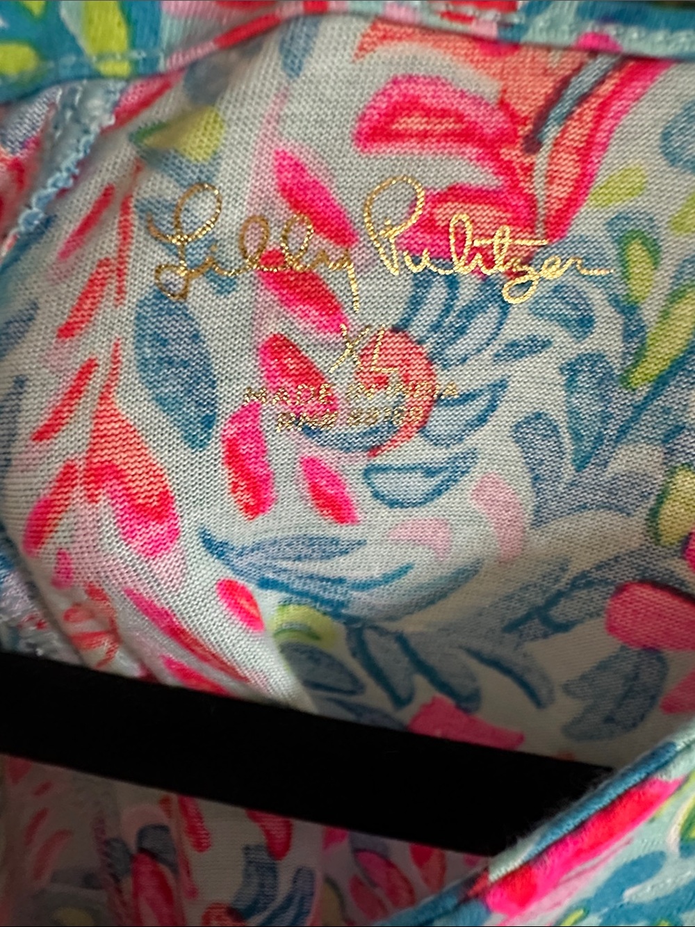 Vibrant Floral Long-Sleeve Dress - Pink & Blue - Picture 3 of 5